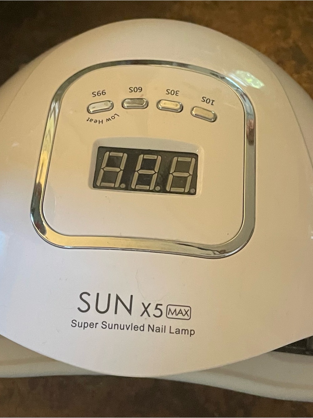 X5 Max White LED UV Nail Lamp - Fast Home Gel Curing